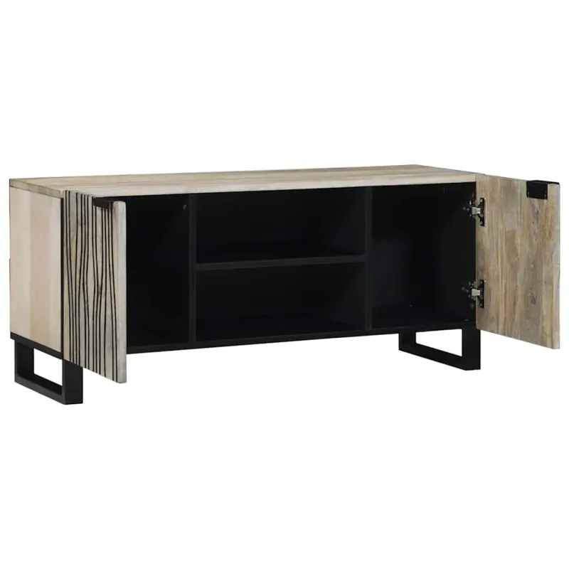 TV vienetai Balta 105 x 33 x 46 cm Apdirbta mediena