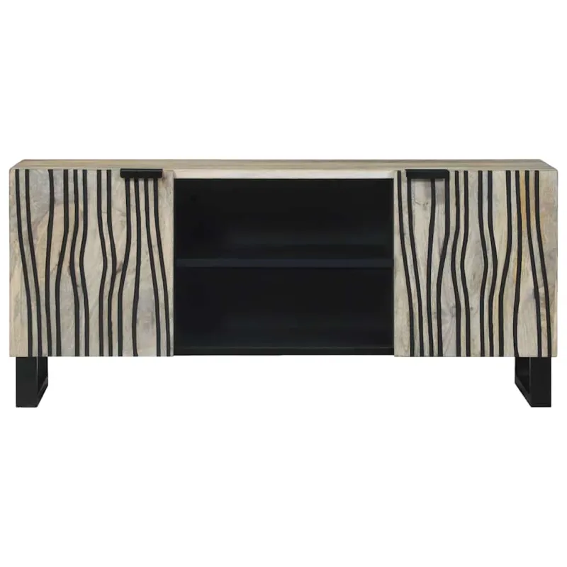 TV vienetai Balta 105 x 33 x 46 cm Apdirbta mediena