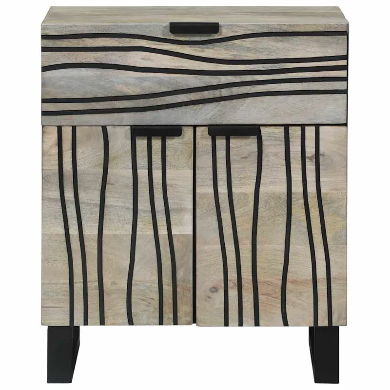 Šalia lovos spintelė Balta 50 x 33 x 60 cm Apdirbta mediena