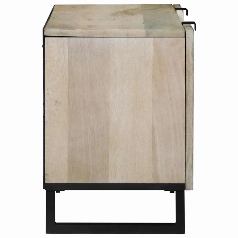TV vienetai su stalčių Balta 105 x 33 x 46 cm Apdirbta mediena