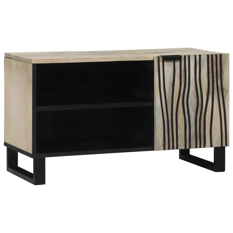 TV vienetai Balta 80 x 33 x 46 cm Apdirbta mediena
