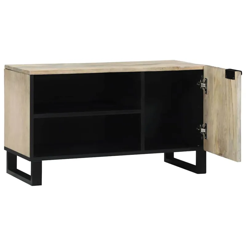 TV vienetai Balta 80 x 33 x 46 cm Apdirbta mediena