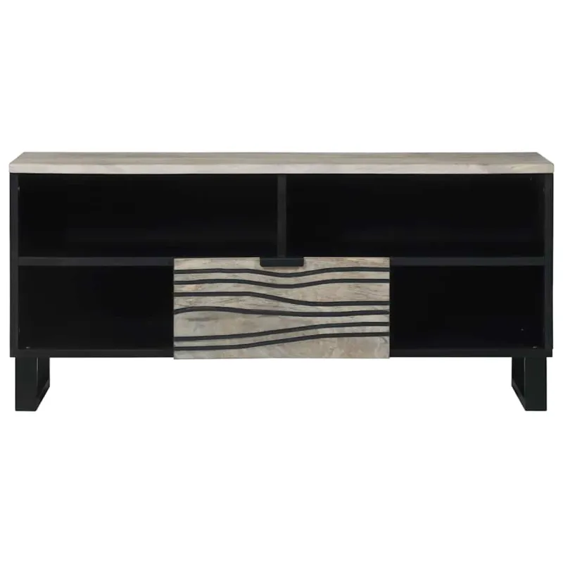 TV vienetai su stalčių Balta 105 x 33 x 46 cm Apdirbta mediena