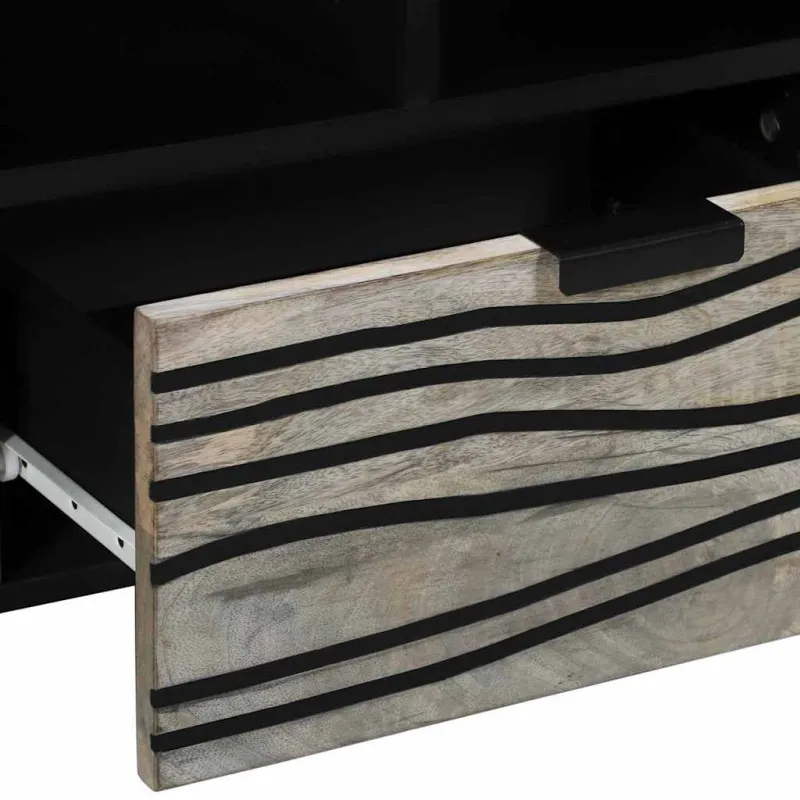 TV vienetai su stalčių Balta 105 x 33 x 46 cm Apdirbta mediena