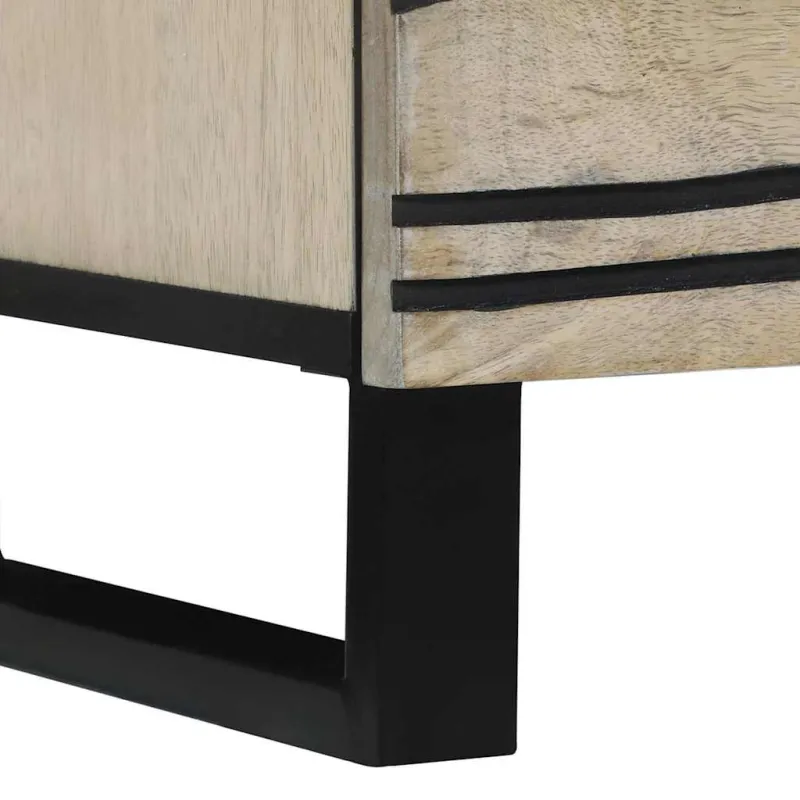 TV vienetai su stalčių Balta 80 x 33 x 46 cm Apdirbta mediena