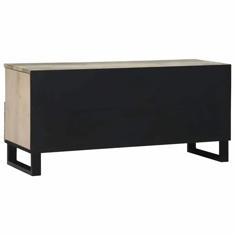 TV vienetai su stalčių Balta 100 x 33 x 46 cm Apdirbta mediena
