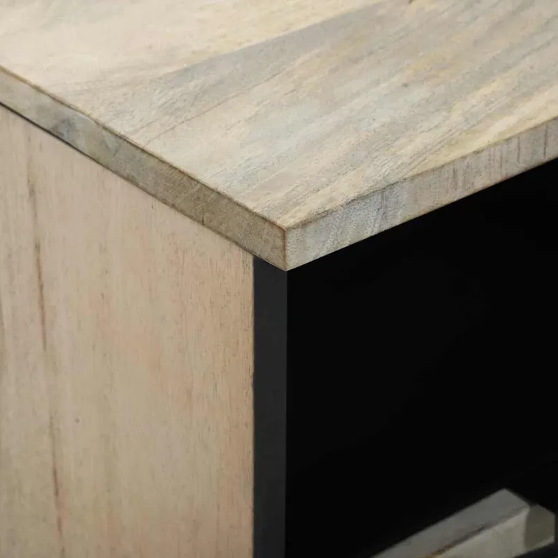 TV vienetai su stalčių Balta 100 x 33 x 46 cm Apdirbta mediena
