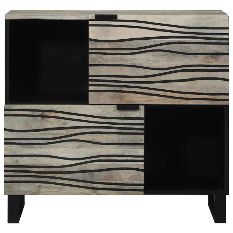 Bufetas Balta 80 x 33 x 75 cm mango medienos masyvas