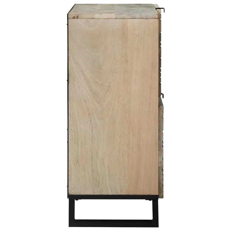 Bufetas Balta 80 x 33 x 75 cm mango medienos masyvas