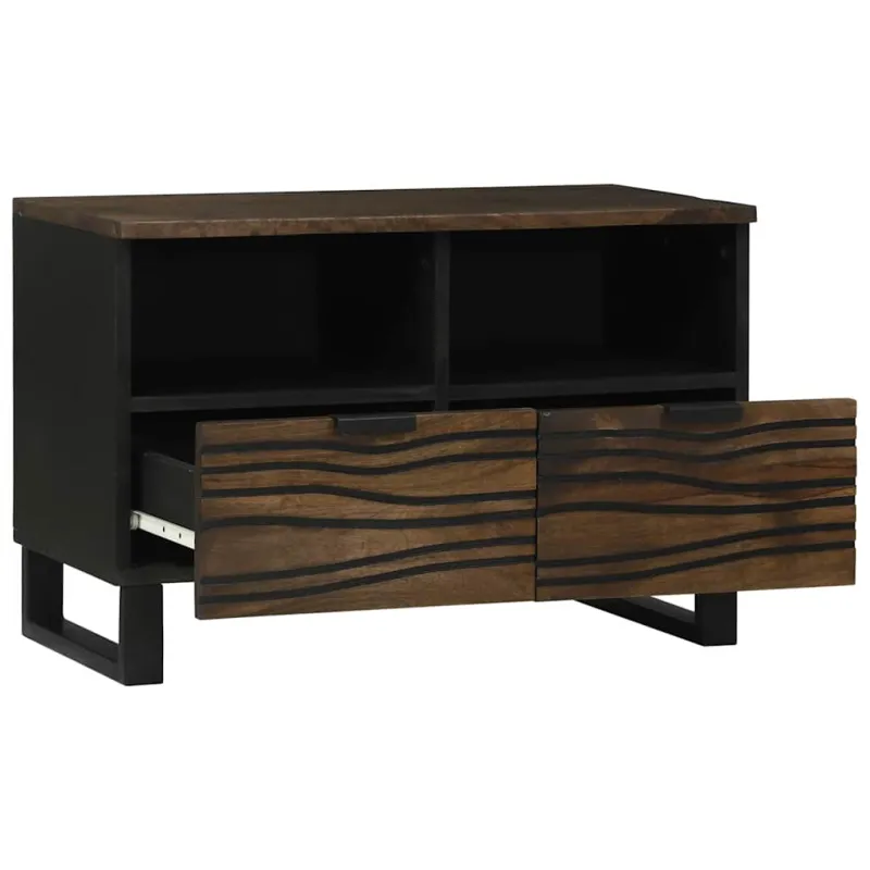 TV vienetai su stalčių graikinis riešutmedis 70 x 33 x 46 cm