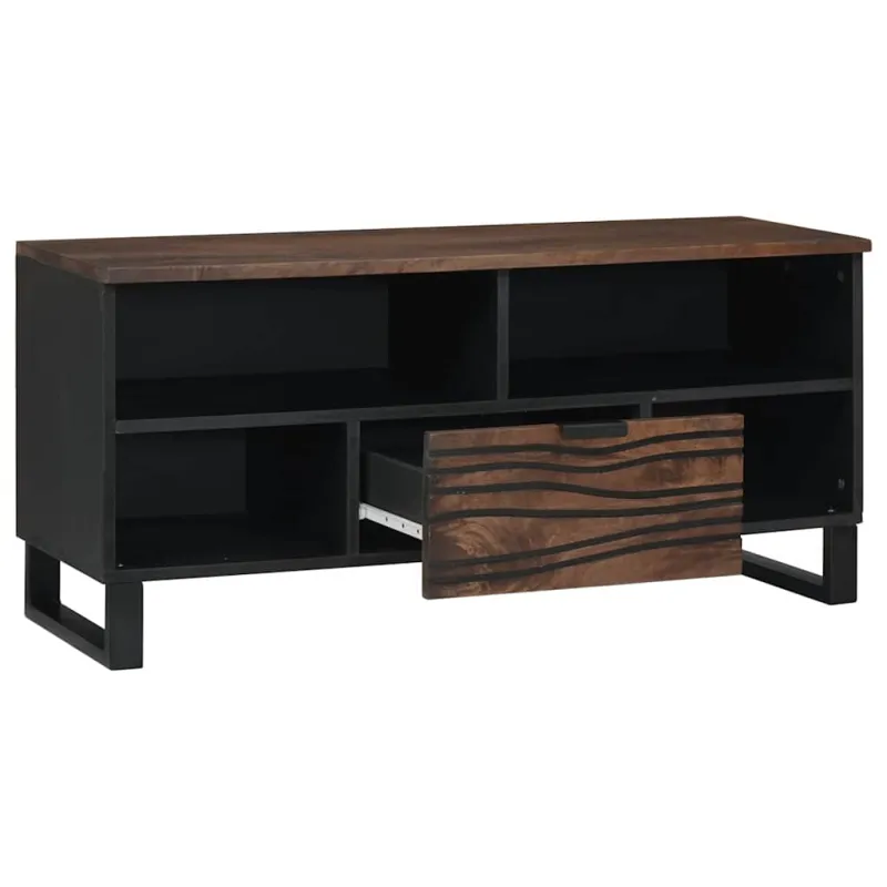 TV vienetai su stalčių graikinis riešutmedis 105 x 33 x 46 cm