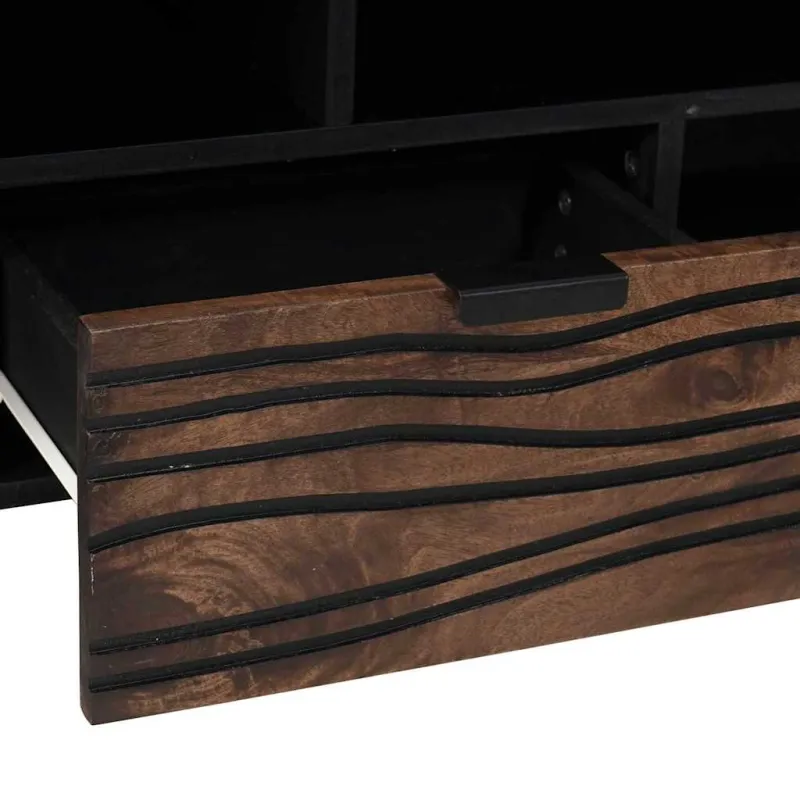 TV vienetai su stalčių graikinis riešutmedis 105 x 33 x 46 cm