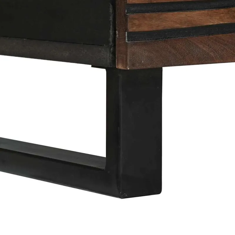 TV vienetai su stalčių graikinis riešutmedis 80 x 33 x 46 cm