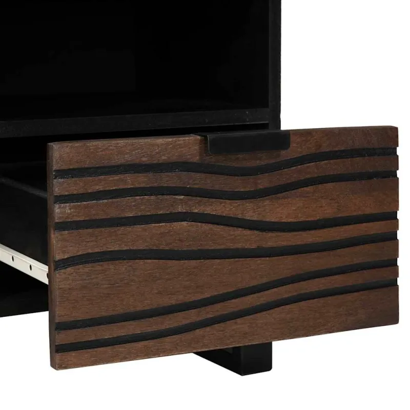 TV vienetai su stalčių graikinis riešutmedis 100 x 33 x 46 cm