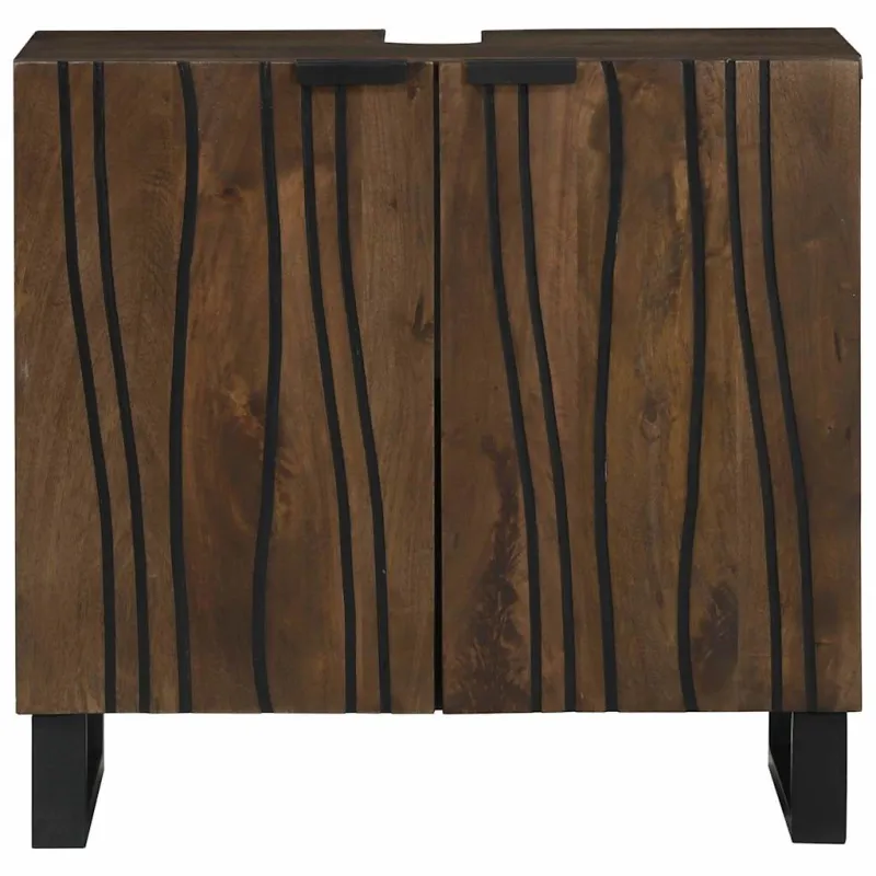 Vonios kriauklės spinta graikinis riešutmedis 62 x 33 x 58 cm