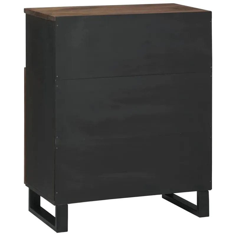 Komodas su stalčių Ruda 60 x 33 x 75 cm mango medienos masyvas