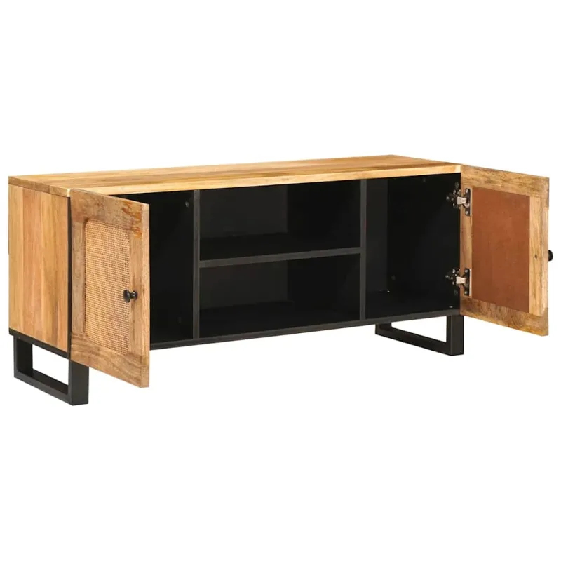 Televizoriaus spintelė Ruda 105 x 33 x 46 cm Kietas mango medis