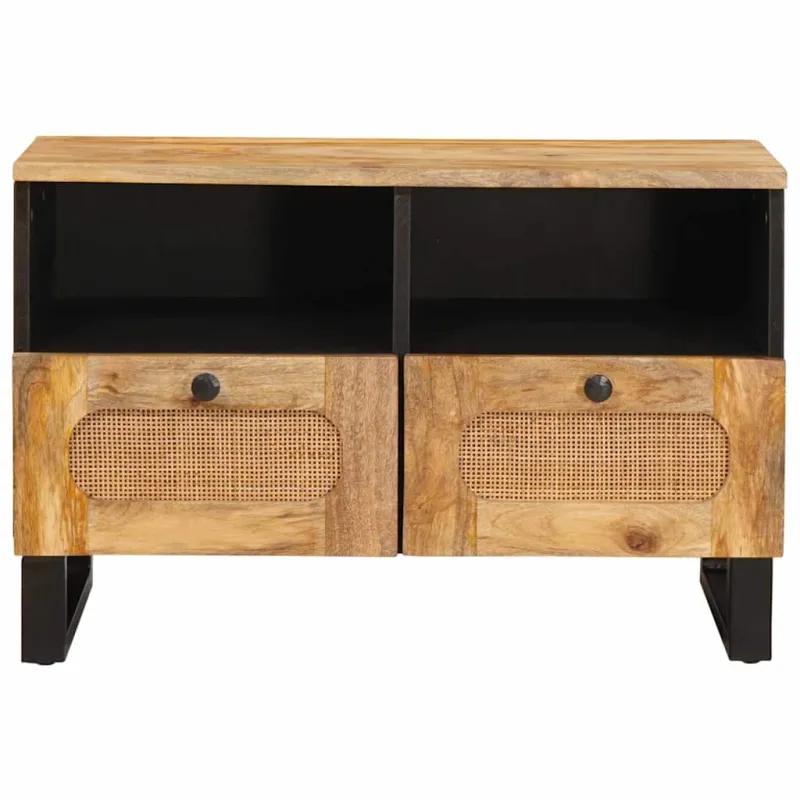 Televizoriaus spintelė Ruda 70 x 33 x 46 cm Kietas mango medis