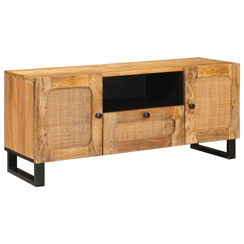 Televizoriaus spintelė Ruda 105 x 33 x 46 cm Kietas mango medis