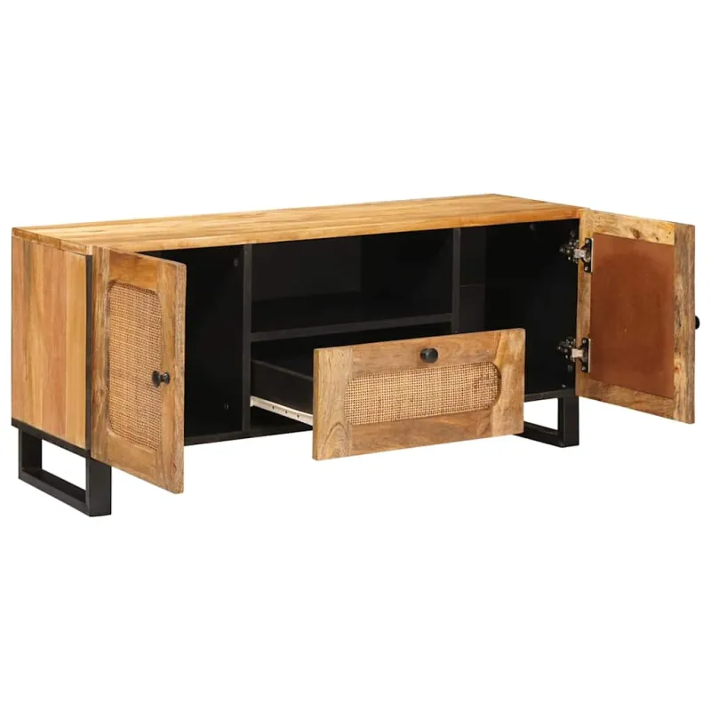 Televizoriaus spintelė Ruda 105 x 33 x 46 cm Kietas mango medis