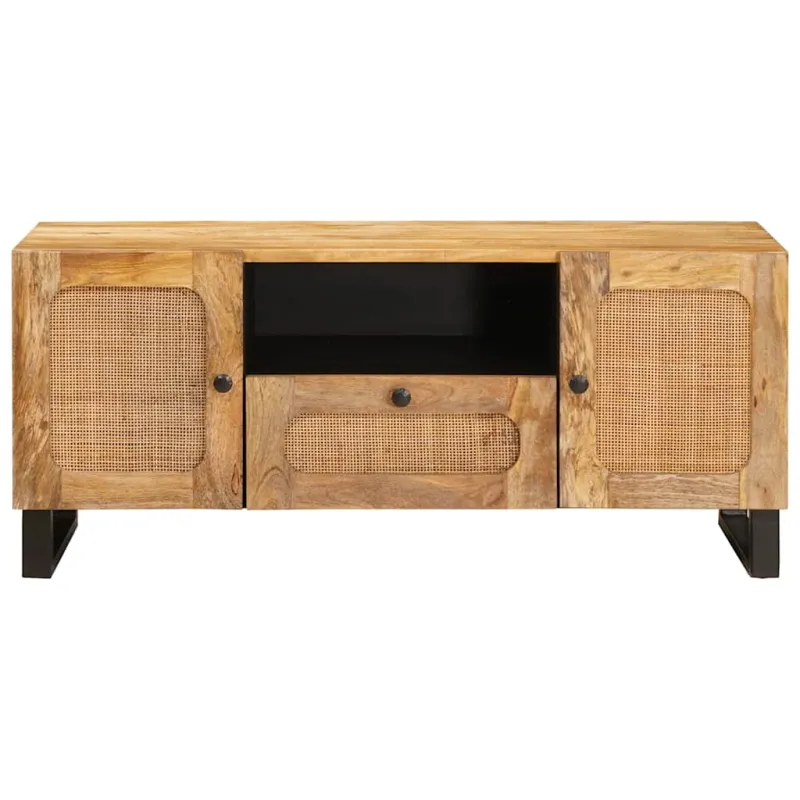 Televizoriaus spintelė Ruda 105 x 33 x 46 cm Kietas mango medis