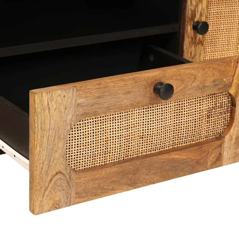 Televizoriaus spintelė Ruda 105 x 33 x 46 cm Kietas mango medis