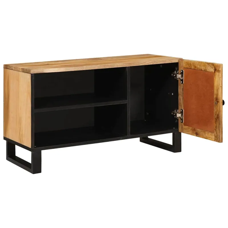 Televizoriaus spintelė Ruda 80 x 33 x 46 cm Kietas mango medis