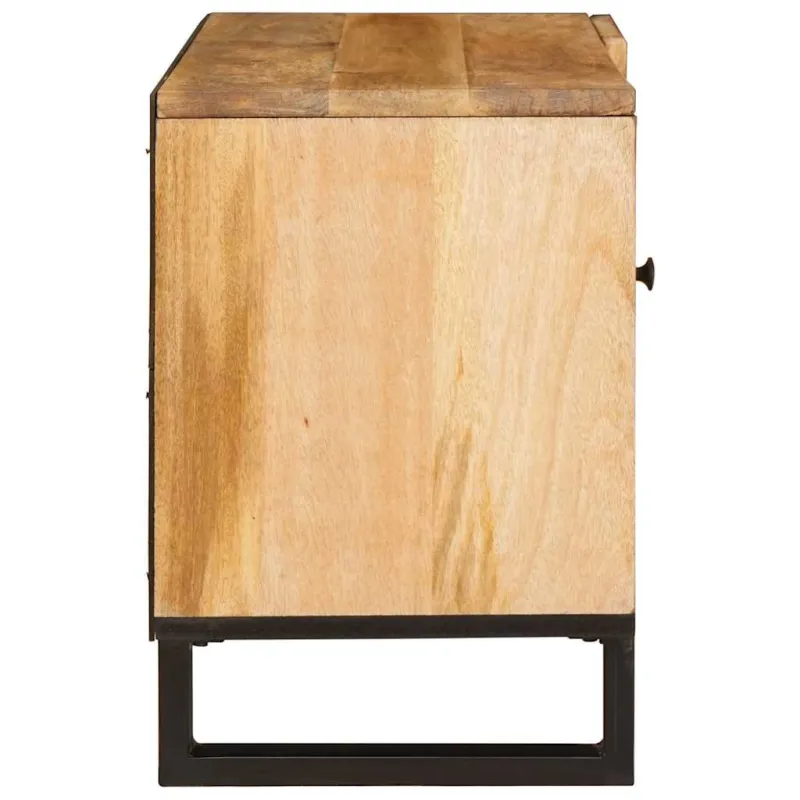 Televizoriaus spintelė Ruda 80 x 33 x 46 cm Kietas mango medis