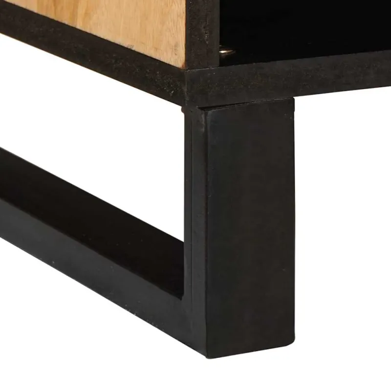 Televizoriaus spintelė Ruda 80 x 33 x 46 cm Kietas mango medis