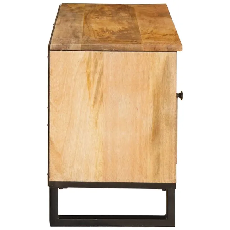 Televizoriaus spintelė Ruda 100 x 33 x 46 cm Kietas mango medis