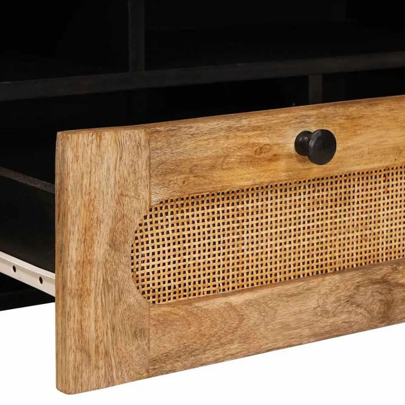 Televizoriaus spintelė Ruda 100 x 33 x 46 cm Kietas mango medis