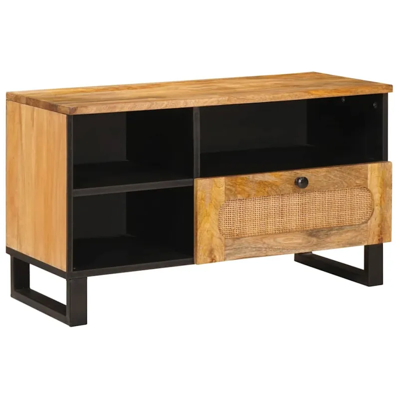 Televizoriaus spintelė Ruda 80 x 33 x 46 cm Kietas mango medis