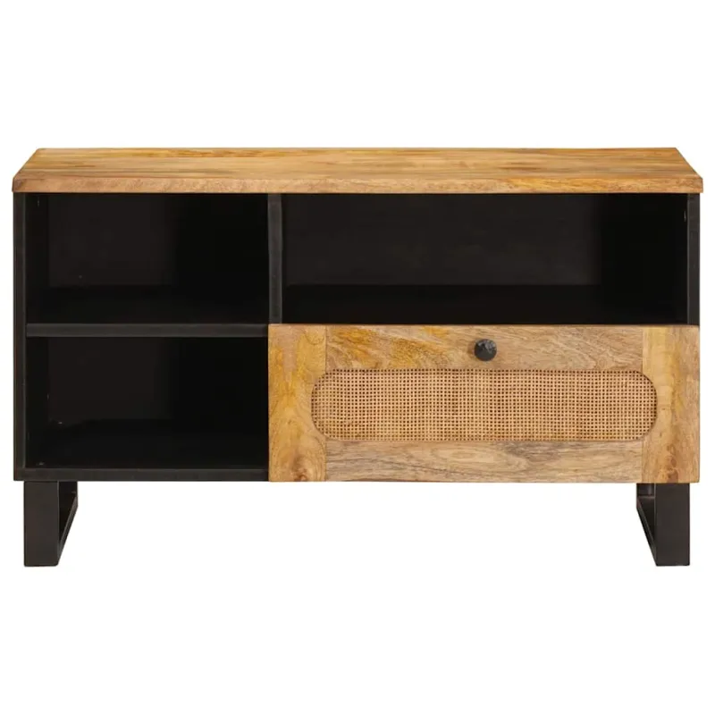 Televizoriaus spintelė Ruda 80 x 33 x 46 cm Kietas mango medis