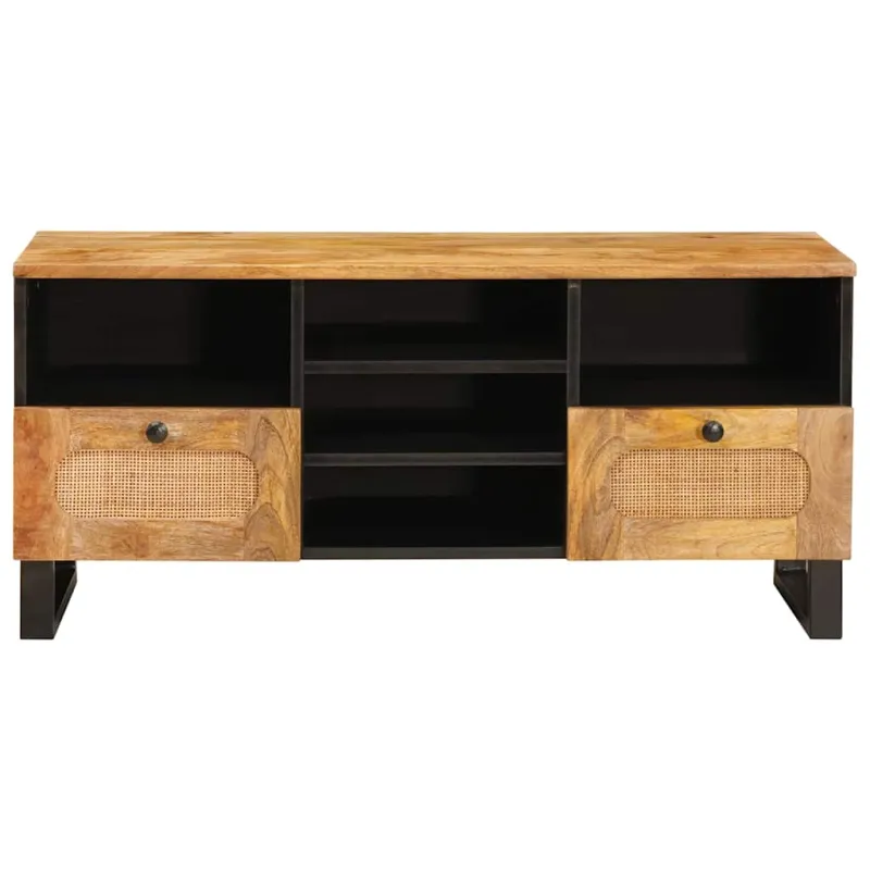 Televizoriaus spintelė Ruda 100 x 33 x 46 cm Kietas mango medis