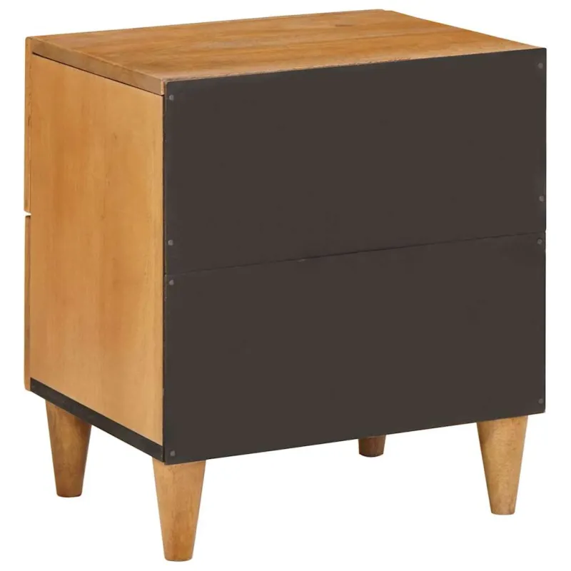 Šalia lovos spintelė 2 pcs Šviesiai rudas 40 x 33 x 46 cm
