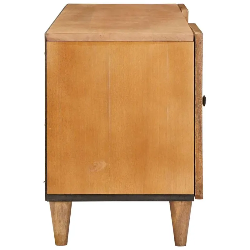 TV vienetai Šviesiai rudas 105 x 33 x 46 cm Kietas mango medis