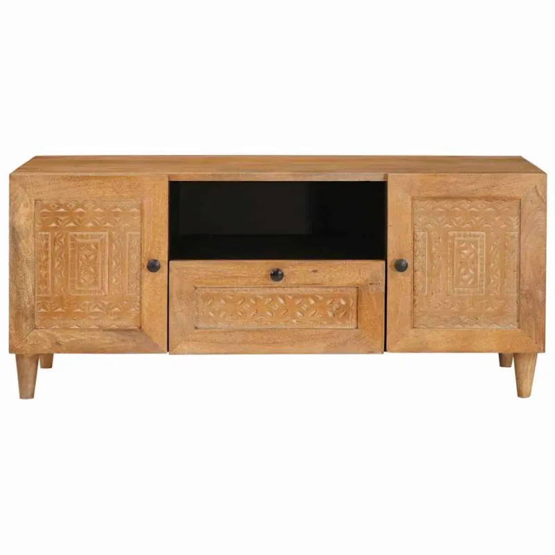 TV vienetai Šviesiai rudas 105 x 33 x 46 cm Apdirbta mediena