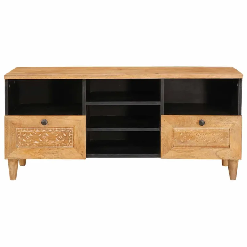 Televizoriaus spintelė 100 x 33 x 46 cm Kietas mango medis