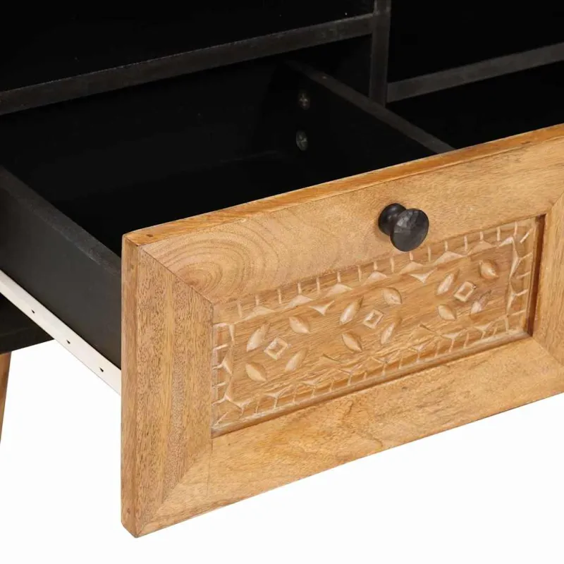 Televizoriaus spintelė 100 x 33 x 46 cm Kietas mango medis