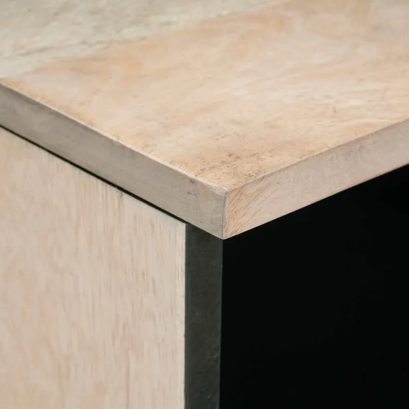 TV vienetai su stalčių Balta 70 x 33 x 46 cm Apdirbta mediena