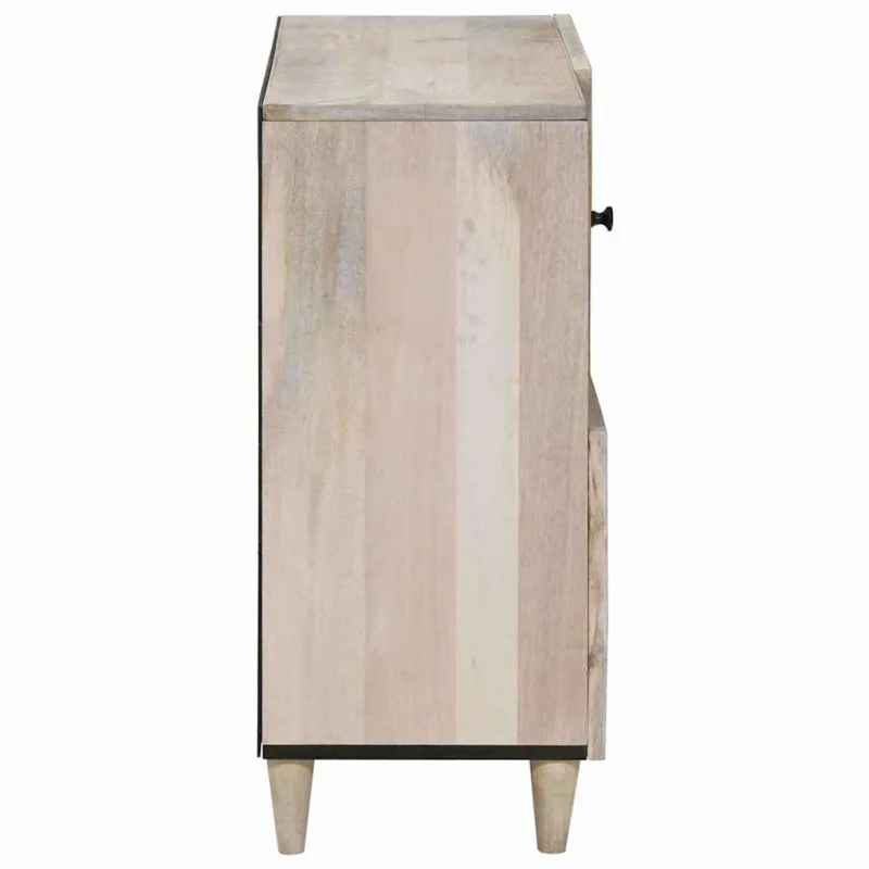 Kabalas Balta išblukinta 80 x 33 x 75 cm Kietas mango medis