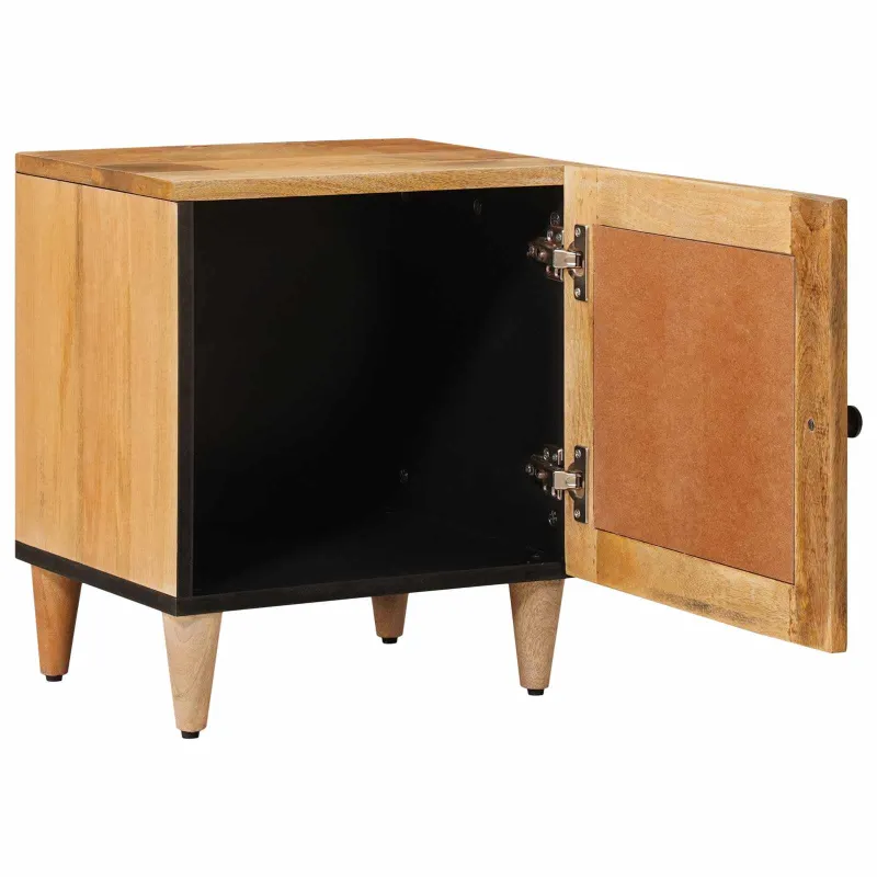 Šalia lovos spintelė 2 pcs Natūrali 40 x 33 x 46 cm