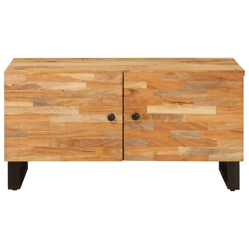 Kavos staliukas Ruda 80 x 50 x 40 cm Kietas mango medis