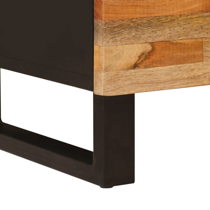 Lovos spintelė Ruda 50 x 33 x 60 cm Kietas mango medis