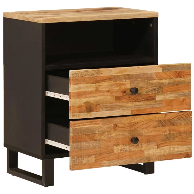Lovos spintelė Ruda 50 x 33 x 62 cm Kietas mango medis