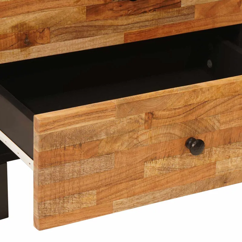 Lovos spintelė Ruda 50 x 33 x 62 cm Kietas mango medis