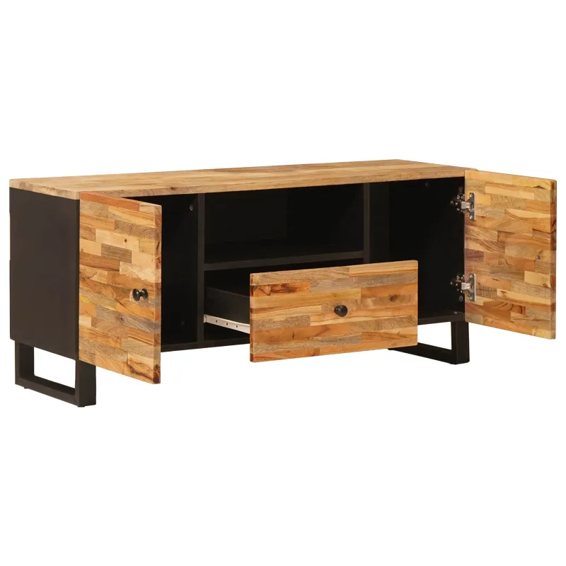 Televizoriaus spintelė Ruda 105 x 33 x 46 cm Kietas mango medis