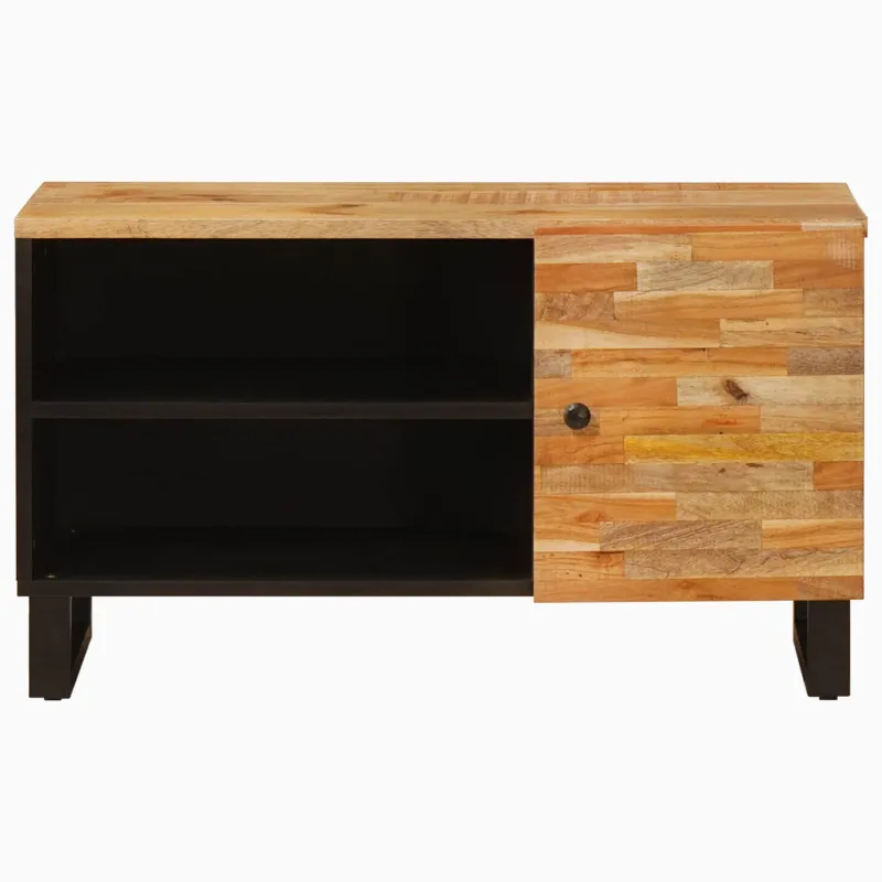 Televizoriaus spintelė Ruda 80 x 33 x 46 cm Kietas mango medis
