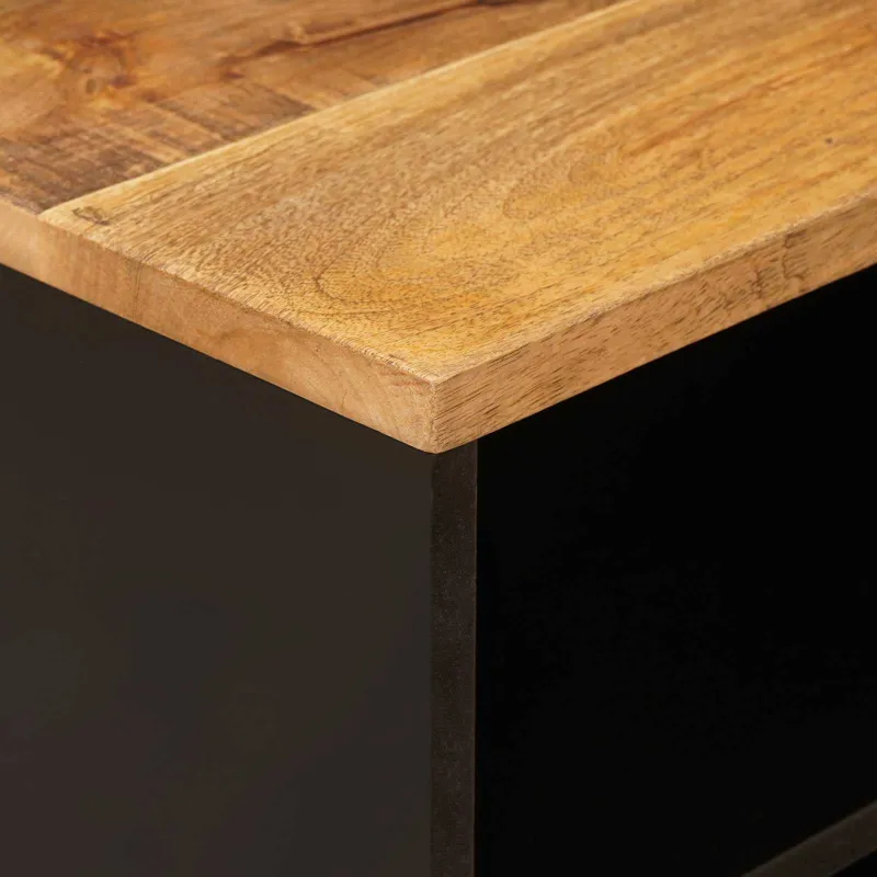 Televizoriaus spintelė Ruda 80 x 33 x 46 cm Kietas mango medis