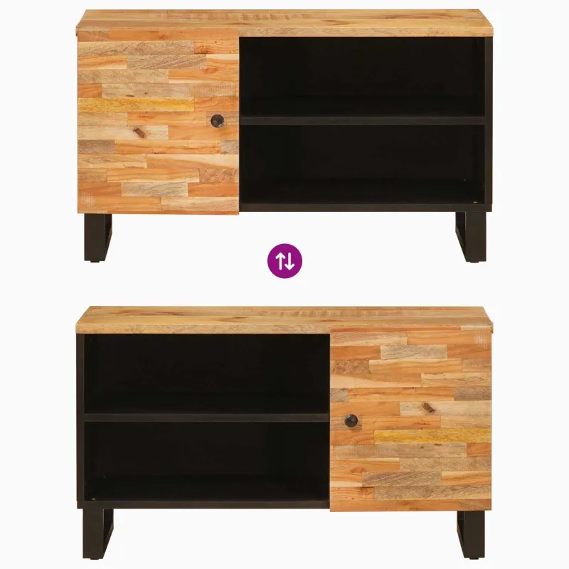 Televizoriaus spintelė Ruda 80 x 33 x 46 cm Kietas mango medis